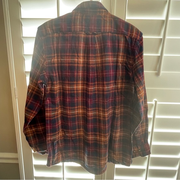 Eddie Bauer Men's Multicolor Plaid Button Down Shirt - Picture 5 of 5